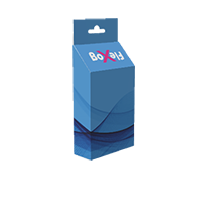 Caja con tapa inclinada con colgador