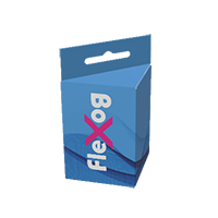 Caja triangular con colgante