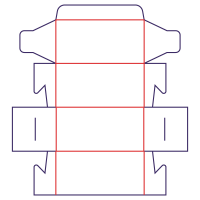 Caja de abrazadera - rozkrój